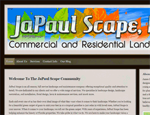 Tablet Screenshot of japaulscape.com